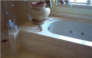Idaho Travertine Tub or Shower Surround