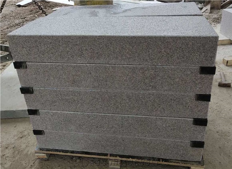 Light Brown Red Granite G354 Flamed