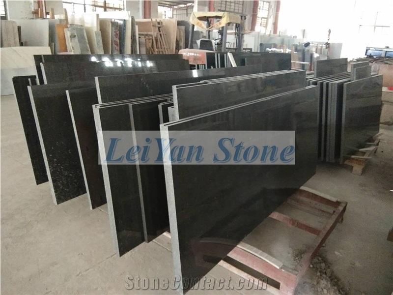 New Black Granite Big Slab Polished,Absolute Black