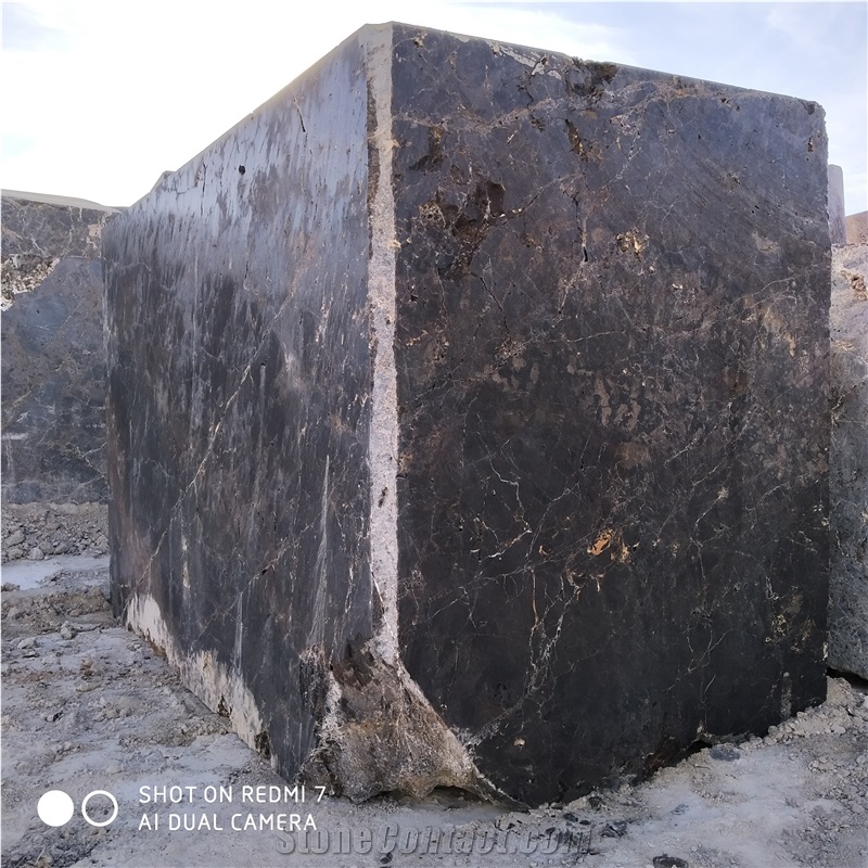 Dark Emperador Marble Blocks