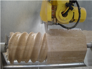 Natural Stone Travertine Columns