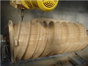 Natural Stone Travertine Columns
