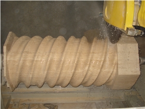 Natural Stone Travertine Columns