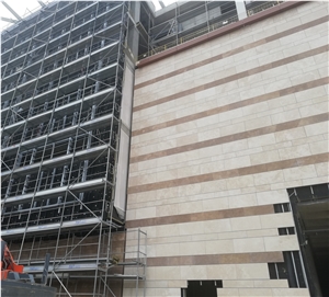 Travertine Wall Claddings for Facade Projects