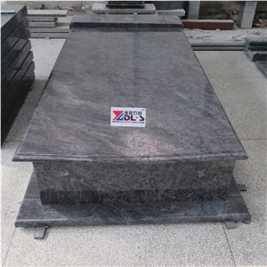 Bahama Blue Granite Tombstone Gravestone Monument