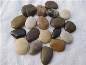 China Multi Color Mixed Pebble Stone