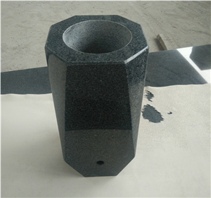 G654 Small Grain Tombstone Headstone Vase