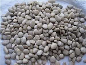 High Polished White River Cobbles Pebble Stone