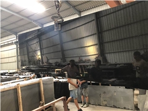 Indian Black Star Galaxy Granite Slabs