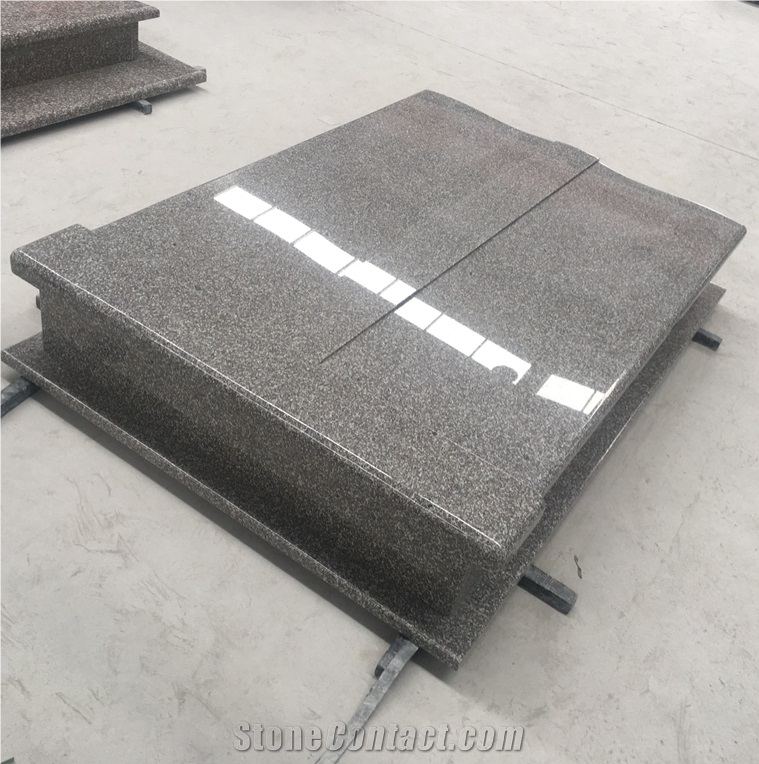 New G664 Granite Tombstone