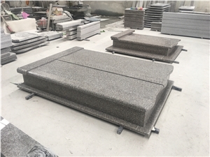 New G664 Granite Tombstone
