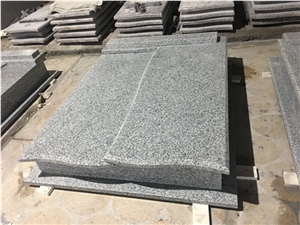 New Swan Blue Granite Western Style Tombstone