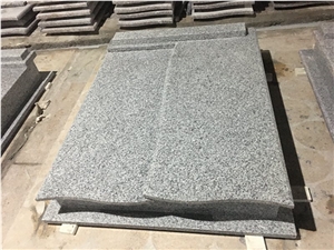 New Swan Blue Granite Western Style Tombstone