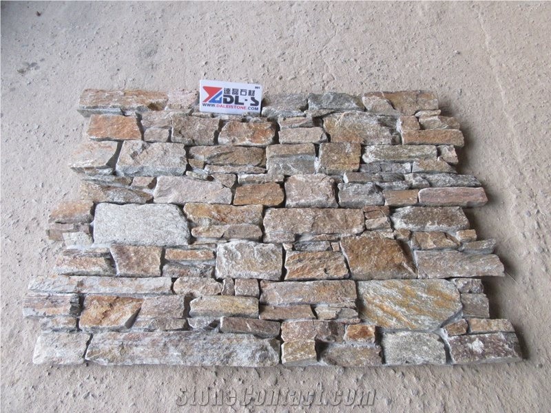 Rusty Quartzite Loose Ledge Stone Veneer Decor