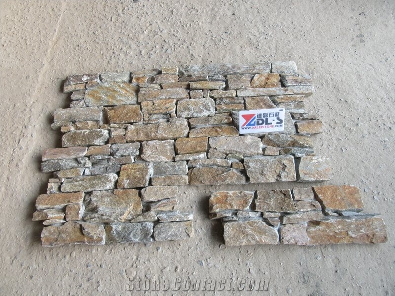 Rusty Quartzite Loose Ledge Stone Veneer Decor