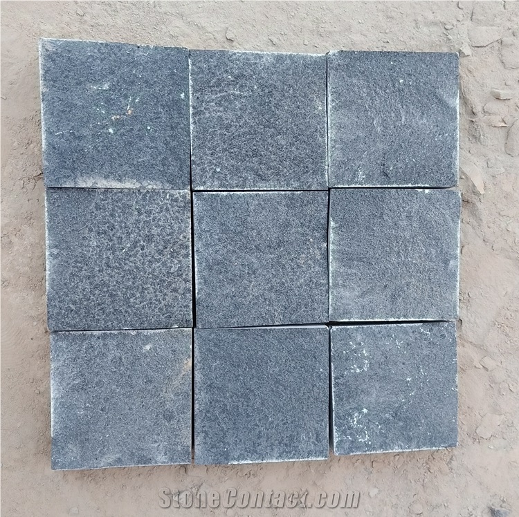 Split Black Basalt Cobbles