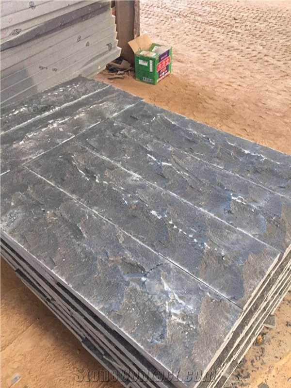 Split Face Zj Black Basalt Garden Walling Stone