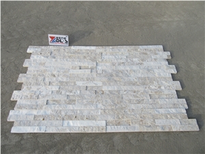 Split Surface White Stone Wall Cultured Stone Tile