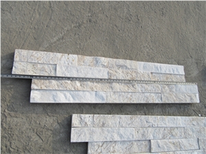 Split Surface White Stone Wall Cultured Stone Tile