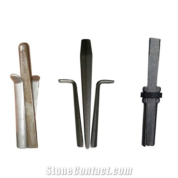 Traditional Rock Break Tool Wedges and Shims Rock Splitter