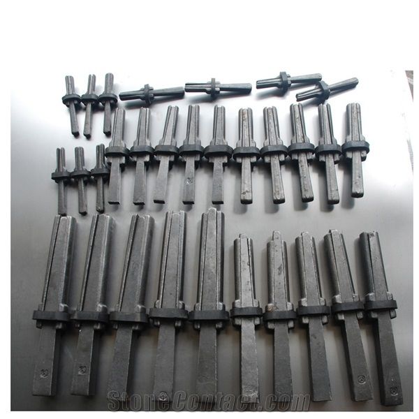 Wedge and Shims for Rock and Stone Breaking