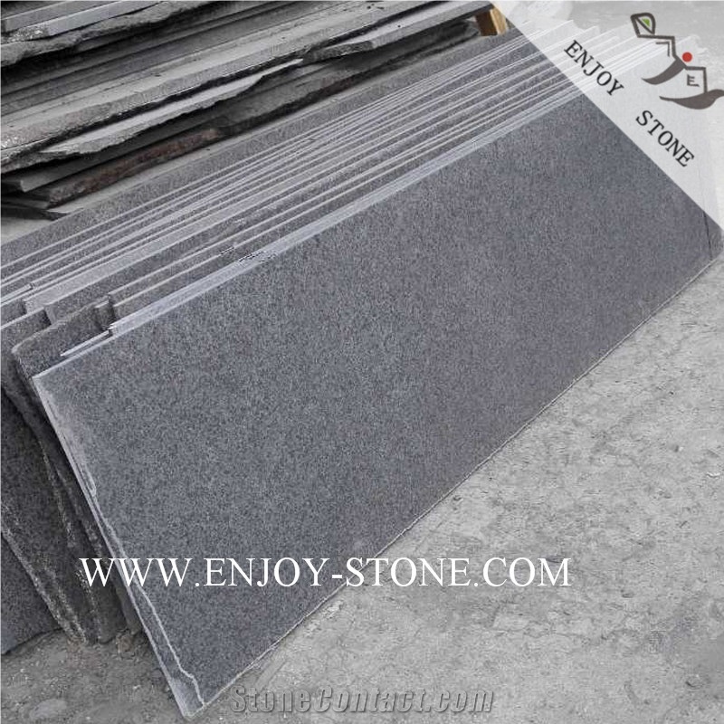 Flamed Fuding Black Pearl Basalt Covering Tiles