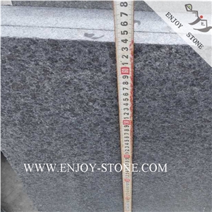 Flamed Fuding Black Pearl Basalt Covering Tiles