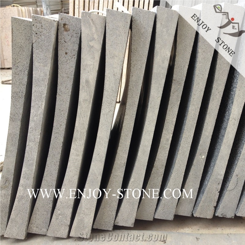 Honed Bluestsone Curve Shape Walling Tiles