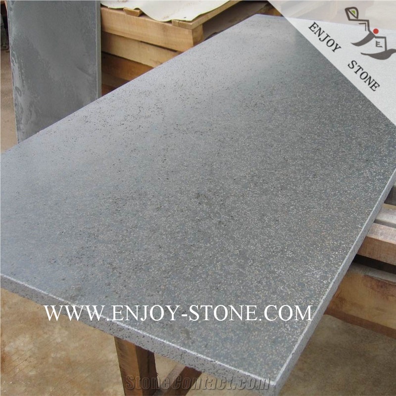 Honed Zhangpu Bluestone with Catpaws Paver Tiles
