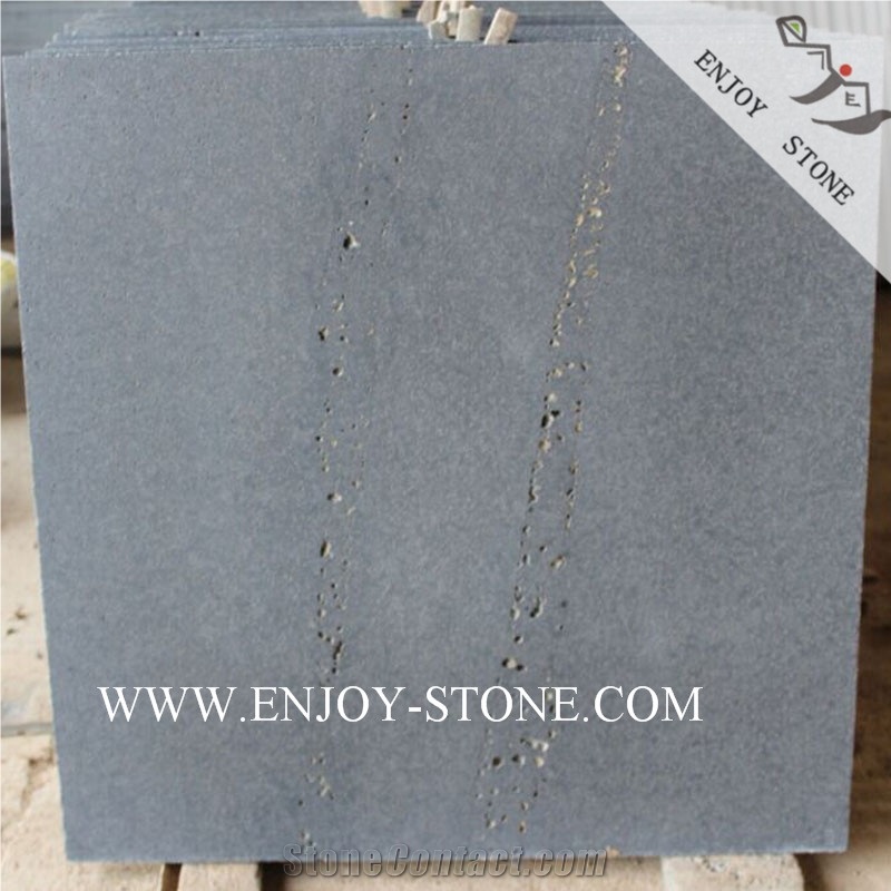 Honed Zhangpu Bluestone with Catpaws Paver Tiles