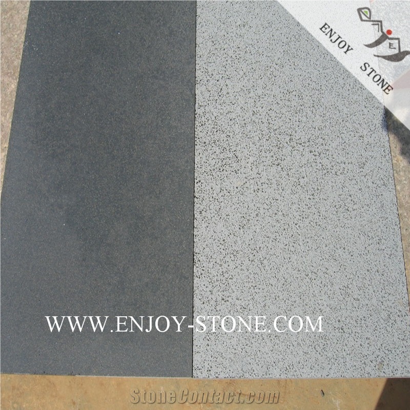 Honed Zhangpu Bluestone with Catpaws Paver Tiles