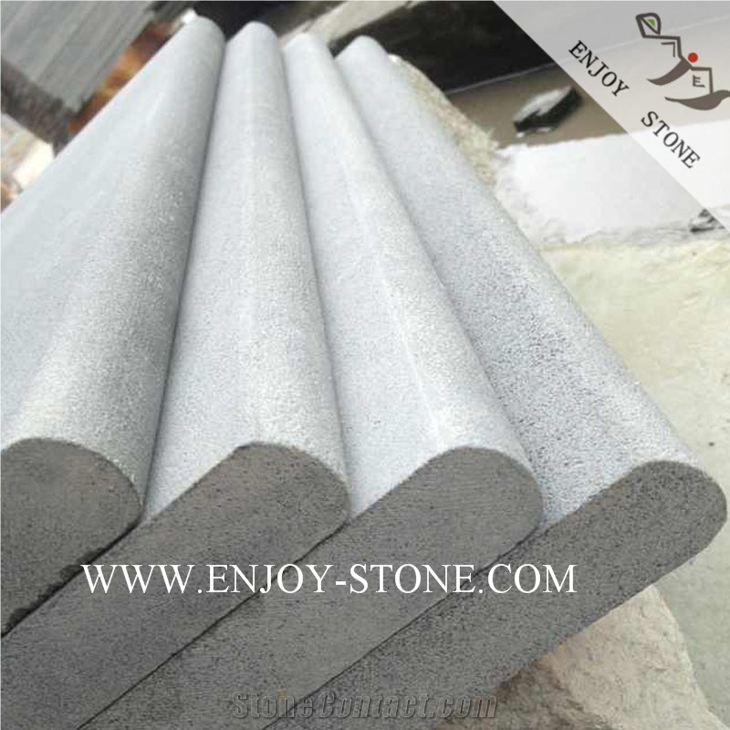Sandblasted Grey Basalt/Andesite Pool Coping Tiles