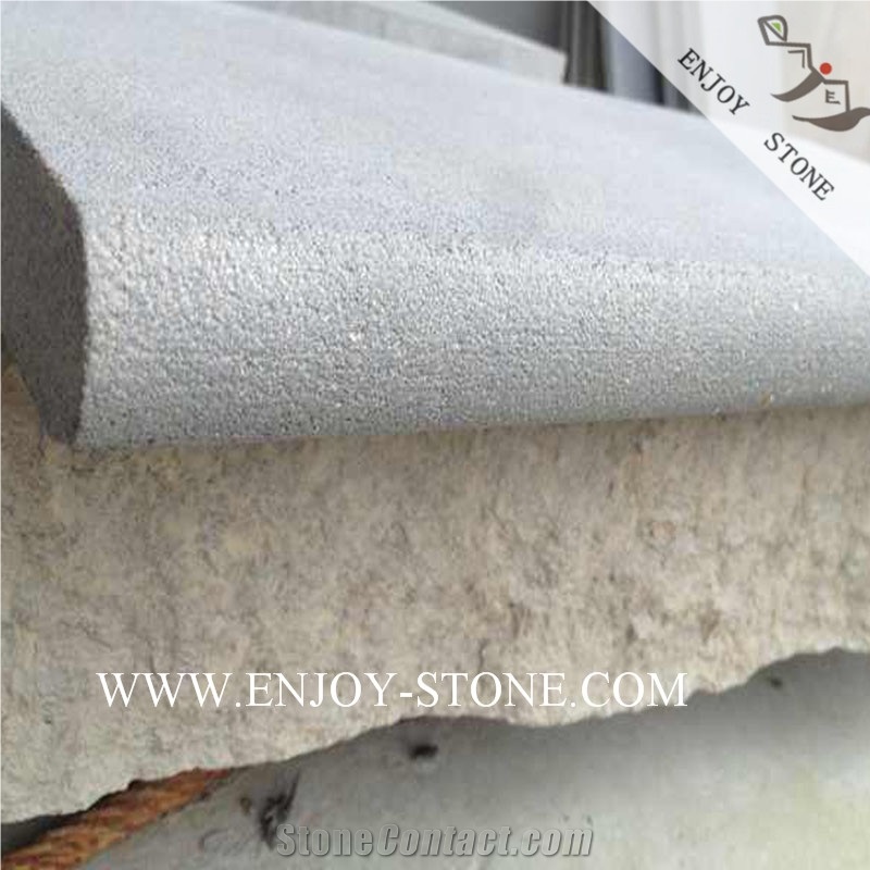 Sandblasted Grey Basalt/Andesite Pool Coping Tiles