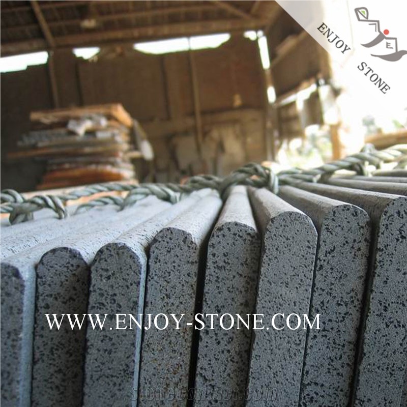 Sawn Bullnose Zhangpu Bluestone / Andesite Stone