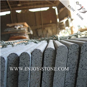 Sawn Bullnose Zhangpu Bluestone / Andesite Stone