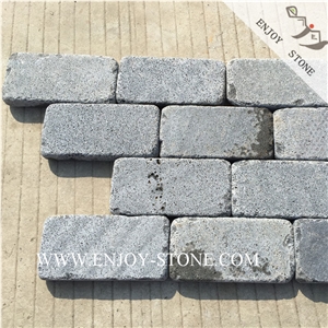 Tumbled Basalt / Andesite Cube Stone / Pavement