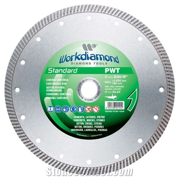 Pwt Dry Cutting Diamond Blades for Angle Grinders