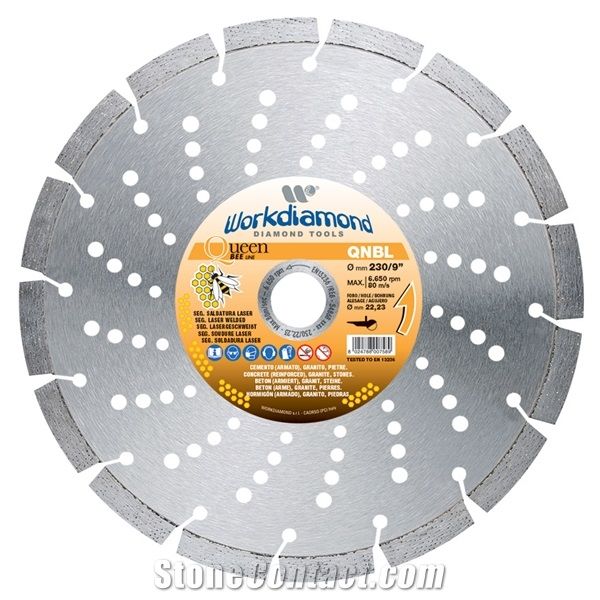 Segmented Laser Welded Dry Cutting Diamond Blades- Qnbl