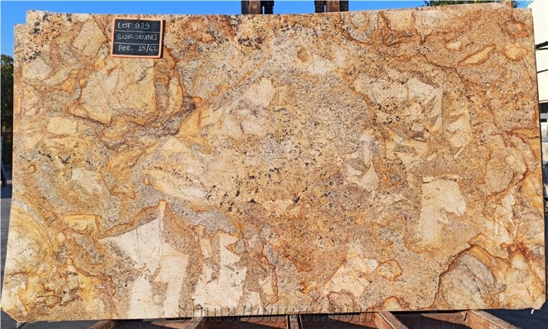 Alaska Gold Granite Slabs