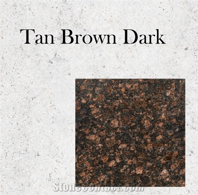Tan Brown Granite Slab, India Brown Granite