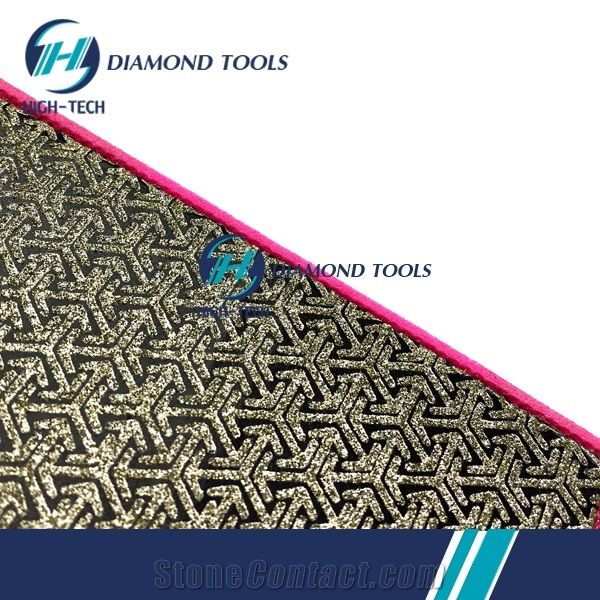 Electroplated Foam Back Diamond Hand Sanding Pad