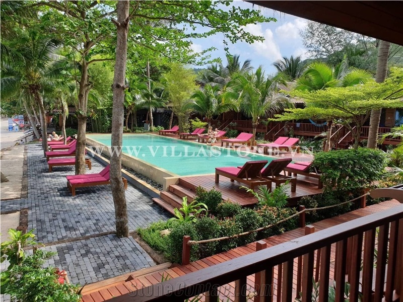 Viet Nam Lava Stone Tumbled Cobble Stone