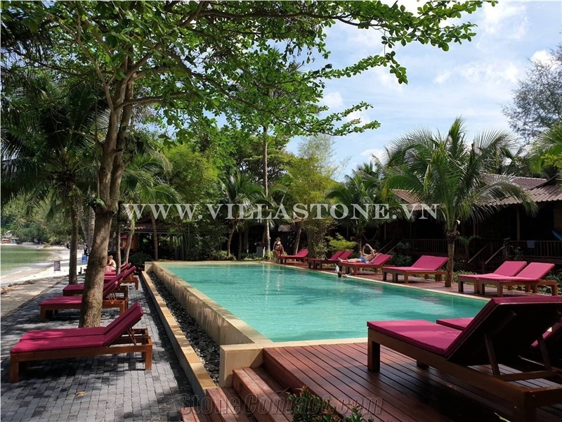 Viet Nam Lava Stone Tumbled Cobble Stone
