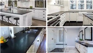 China Absolute Black Granite Slabs