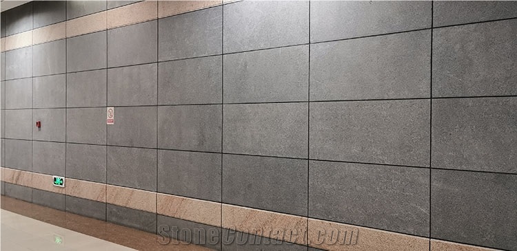 G654 Sesame Black Padang Dark Grey Granite  Slabs