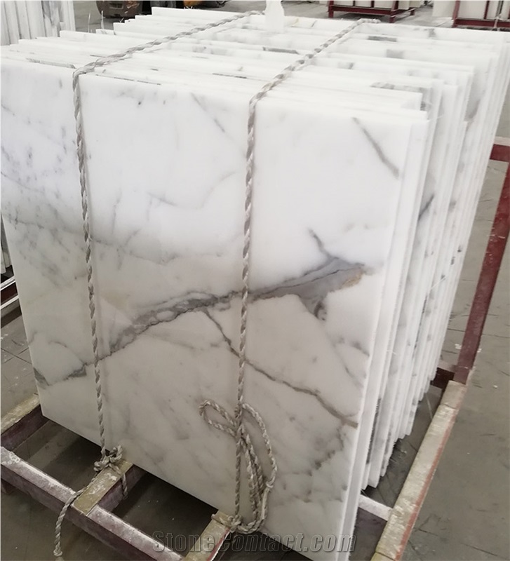 Hot Sale Statuarietto White Marble Tiles