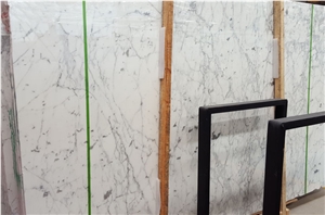 Italian Stone White Statuario Venato Marble Slabs