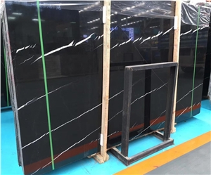YDSTONE Good Price Black Marquina Nero Marble Slabs