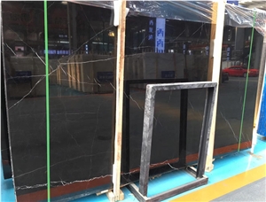 YDSTONE Good Price Black Marquina Nero Marble Slabs
