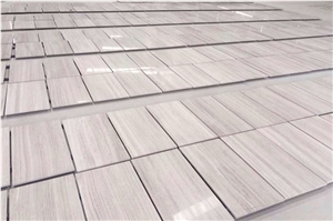 YDSTONE Natural Stone White Wooden Marble Slabs